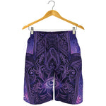 Purple Hamsa Hand Print Men's Shorts