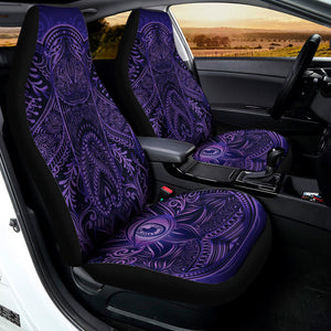 Purple Hamsa Hand Print Universal Fit Car Seat Covers