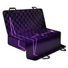 Purple Heartbeat Print Pet Car Back Seat Cover