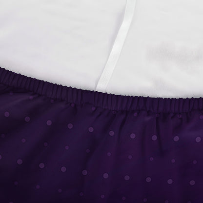 Purple Heartbeat Print Sofa Cover