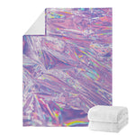 Purple Holographic Print Blanket