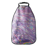 Purple Holographic Print Car Seat Organizers