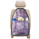 Purple Holographic Print Car Seat Organizers
