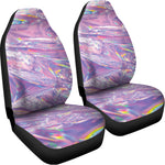 Purple Holographic Print Universal Fit Car Seat Covers