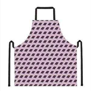 Purple Holy Bible Pattern Print Apron