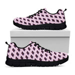 Purple Holy Bible Pattern Print Black Sneakers