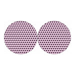 Purple Holy Bible Pattern Print Car Coasters