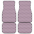Purple Holy Bible Pattern Print Front and Back Car Floor Mats