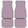 Purple Holy Bible Pattern Print Front and Back Car Floor Mats