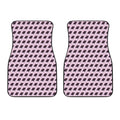 Purple Holy Bible Pattern Print Front Car Floor Mats
