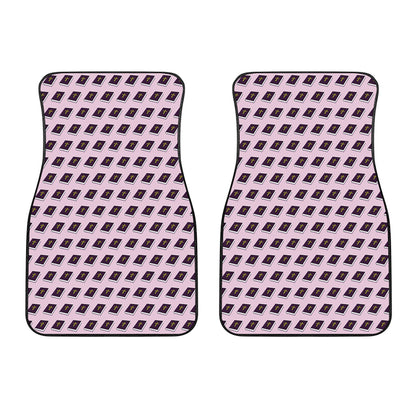 Purple Holy Bible Pattern Print Front Car Floor Mats