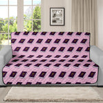 Purple Holy Bible Pattern Print Futon Protector