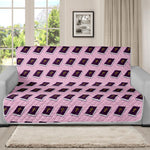 Purple Holy Bible Pattern Print Futon Protector