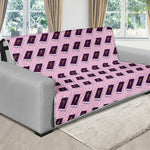 Purple Holy Bible Pattern Print Futon Protector