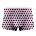 Purple Holy Bible Pattern Print Men's Boxer Briefs