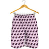 Purple Holy Bible Pattern Print Men's Shorts