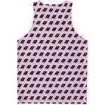 Purple Holy Bible Pattern Print Men's Tank Top