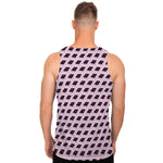 Purple Holy Bible Pattern Print Men's Tank Top