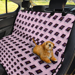 Purple Holy Bible Pattern Print Pet Car Back Seat Cover