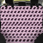 Purple Holy Bible Pattern Print Pet Car Back Seat Cover