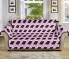 Purple Holy Bible Pattern Print Sofa Protector