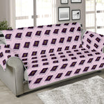 Purple Holy Bible Pattern Print Sofa Protector