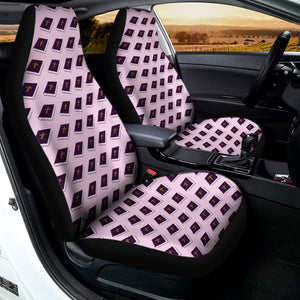 Purple Holy Bible Pattern Print Universal Fit Car Seat Covers