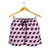 Purple Holy Bible Pattern Print Women's Shorts