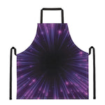 Purple Hyperspace Print Apron
