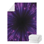 Purple Hyperspace Print Blanket