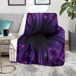 Purple Hyperspace Print Blanket