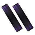 Purple Hyperspace Print Car Seat Belt Covers