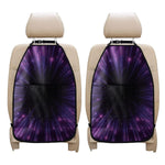 Purple Hyperspace Print Car Seat Organizers
