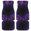 Purple Hyperspace Print Front and Back Car Floor Mats