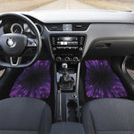 Purple Hyperspace Print Front and Back Car Floor Mats