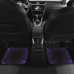 Purple Hyperspace Print Front and Back Car Floor Mats