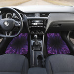 Purple Hyperspace Print Front Car Floor Mats