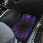 Purple Hyperspace Print Front Car Floor Mats