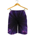 Purple Hyperspace Print Men's Shorts