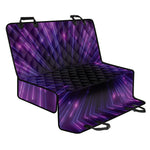 Purple Hyperspace Print Pet Car Back Seat Cover