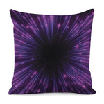 Purple Hyperspace Print Pillow Cover