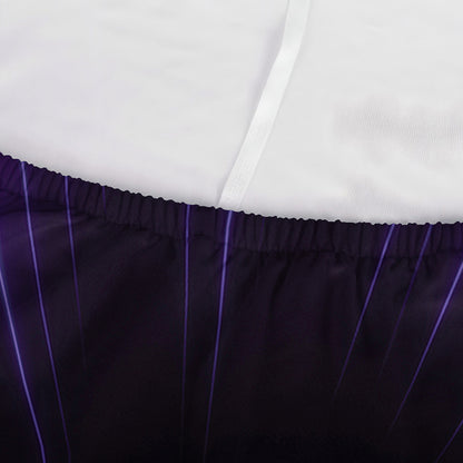 Purple Hyperspace Print Sofa Cover