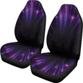 Purple Hyperspace Print Universal Fit Car Seat Covers