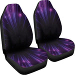 Purple Hyperspace Print Universal Fit Car Seat Covers