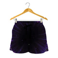 Purple Hyperspace Print Women's Shorts