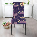 Purple Indian Dream Catcher Print Dining Chair Slipcover
