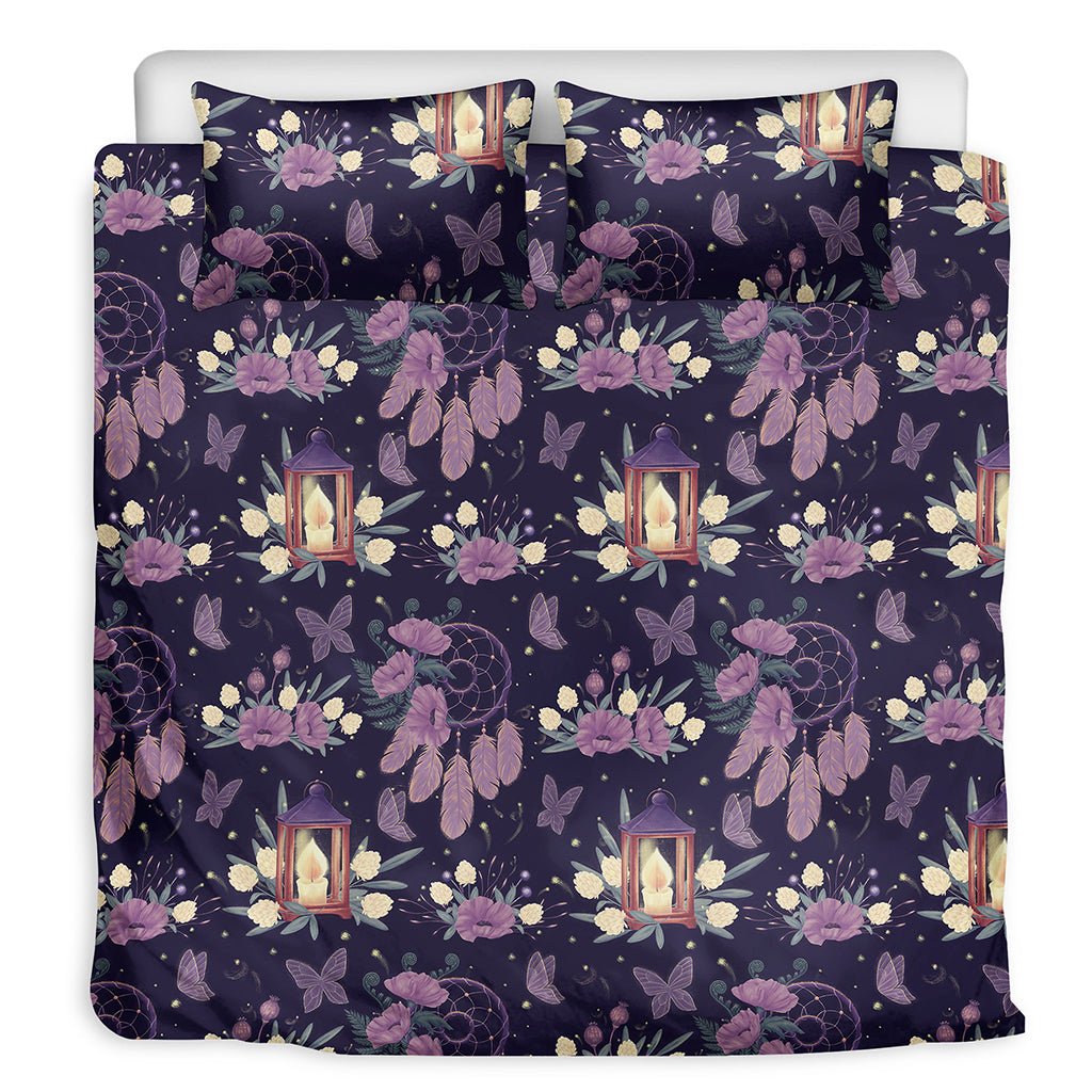 Purple Indian Dream Catcher Print Duvet Cover Bedding Set