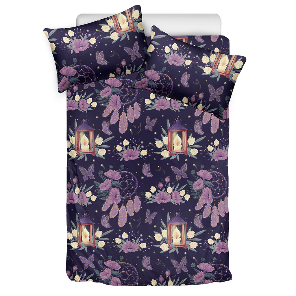 Purple Indian Dream Catcher Print Duvet Cover Bedding Set