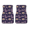 Purple Indian Dream Catcher Print Front Car Floor Mats