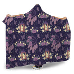 Purple Indian Dream Catcher Print Hooded Blanket
